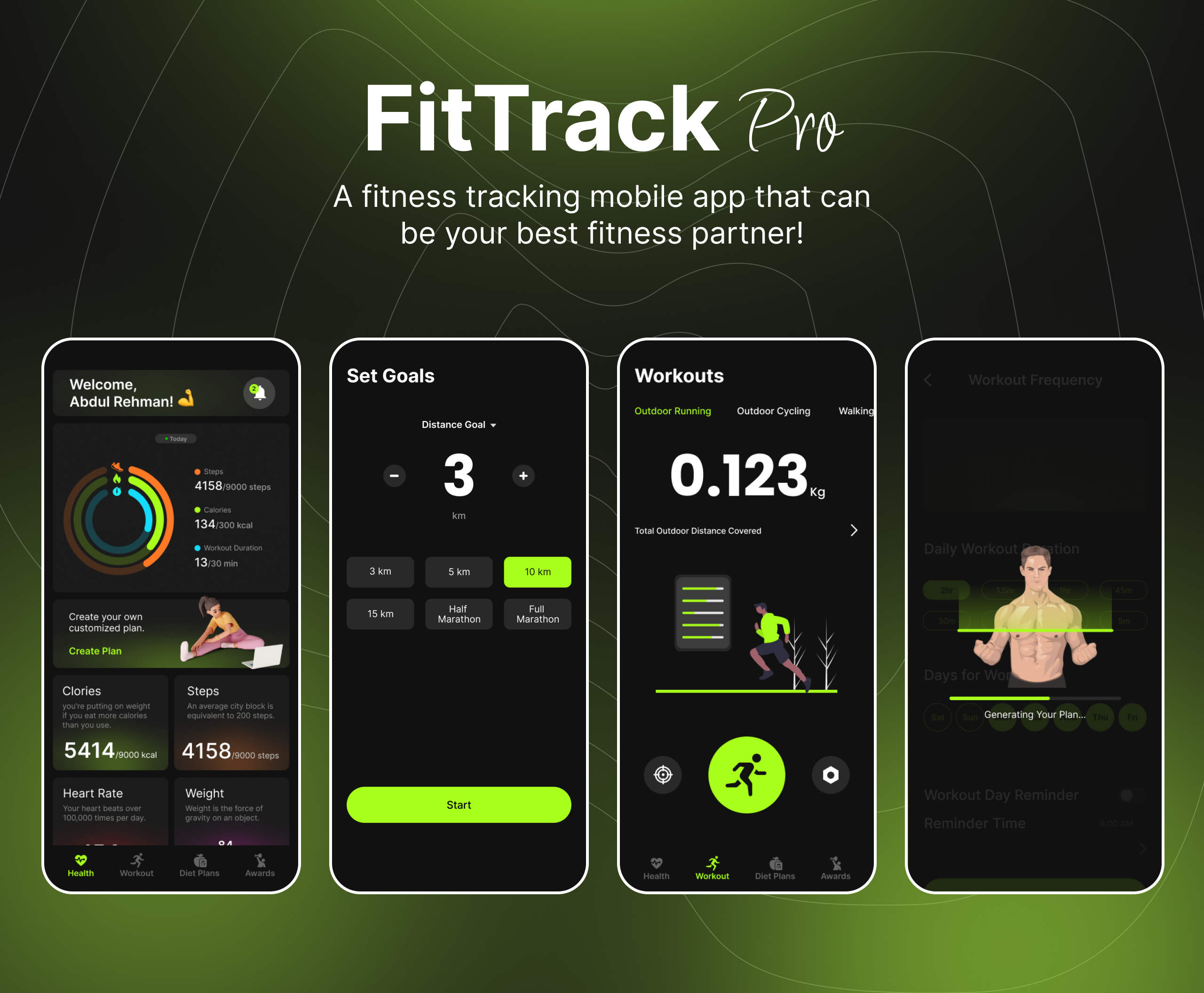 Example of Mobile App Design (10 15 Screens)