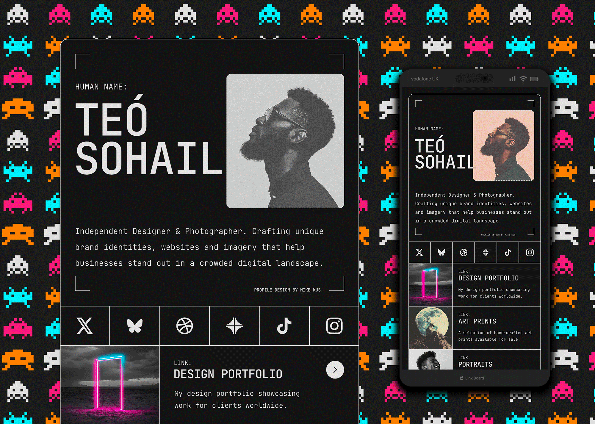 Linkboard - Links page design branding design graphic design illustration logo typography vector web design website