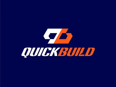 Construction Logo Design brand design brand guidelines brand identity branding branding designer building logo construction construction logo corporate branding creative mark letter logo lettermark logo logo and mark qb real estate