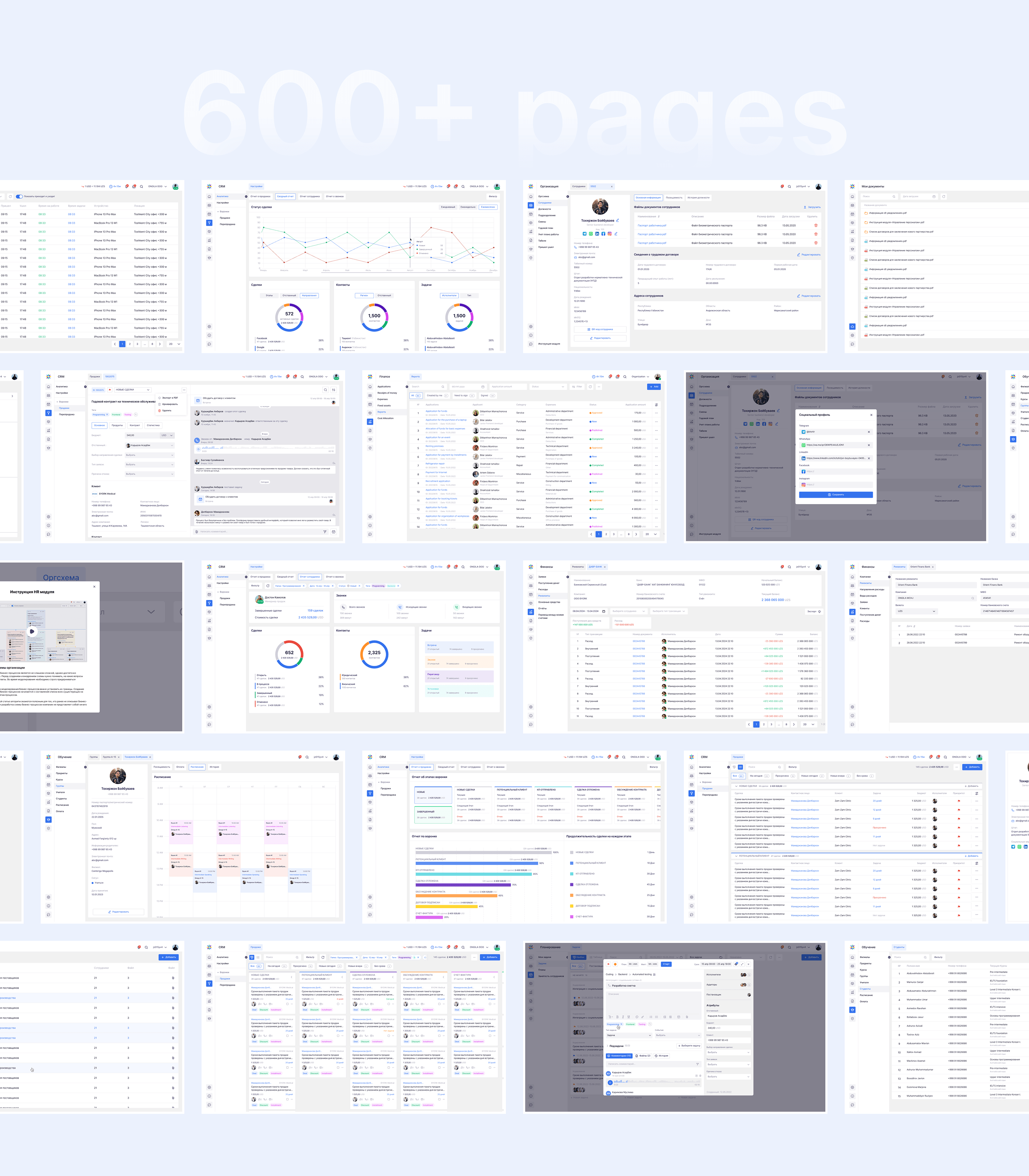 ERP system design by Sarvarbek Abdupattoyev on Dribbble