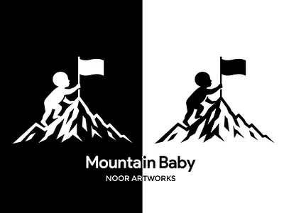 Mountain Baby Logo Design (Clothing Company Project) 2021 logo logo design