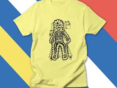 Shock t-shirt design illustration t shirt