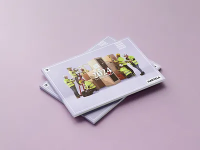 Year report corporate visuals indesign print year report