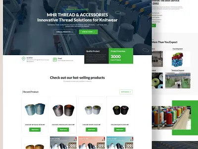 Yarn Store BD branding elementor elementor pro web design web development website wordpress