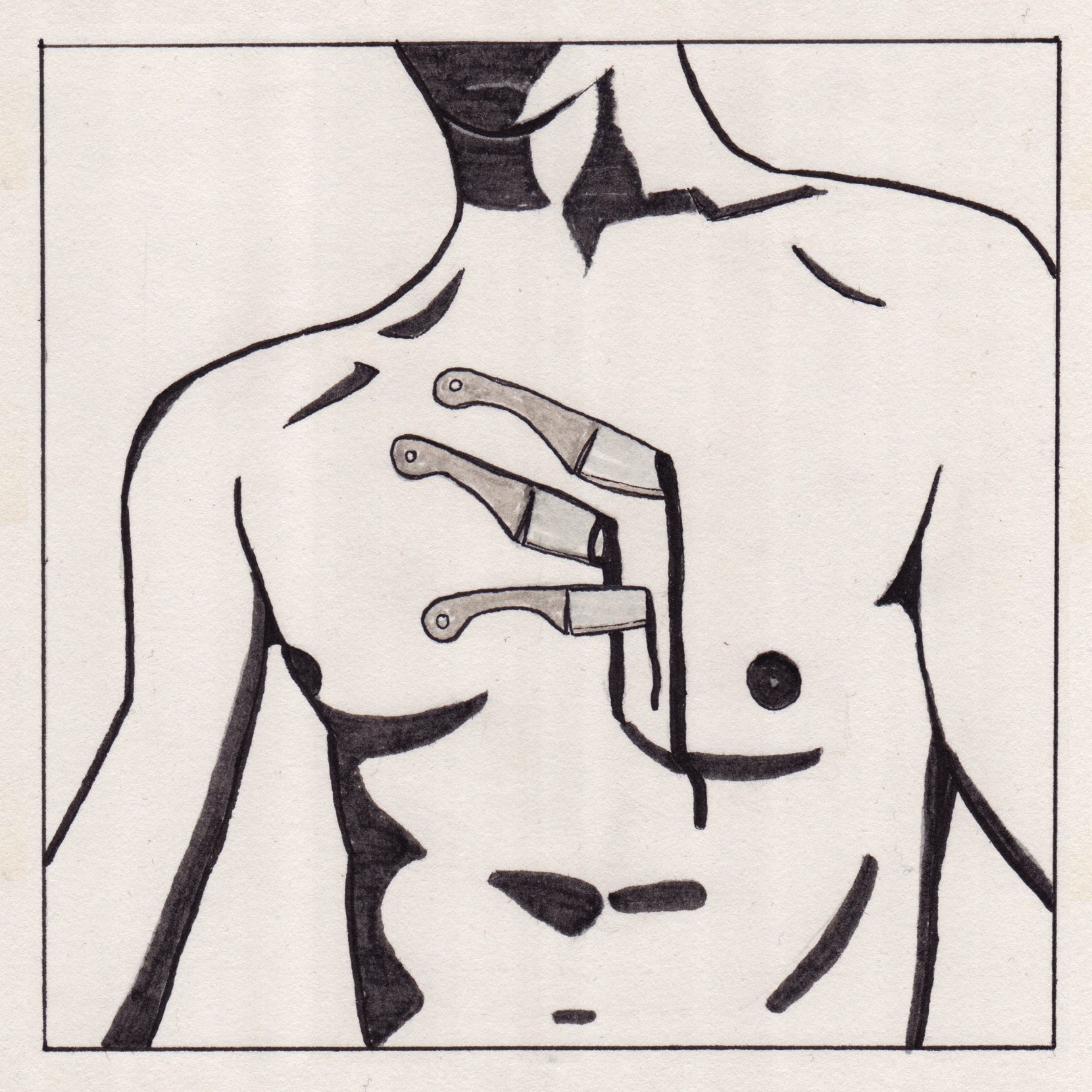 Example of Ink illustration - throw