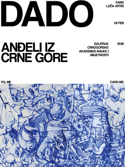 DADO advertising experimental graphic design poster