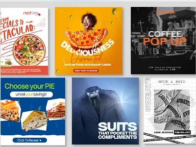 Social media posts branding instagram marketing social media designs