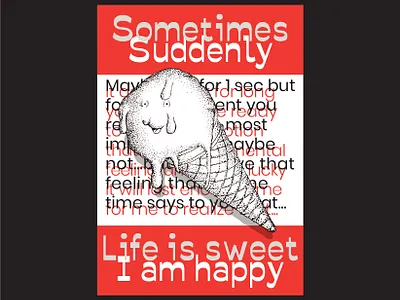 Sometimes... graphic design illustration typography