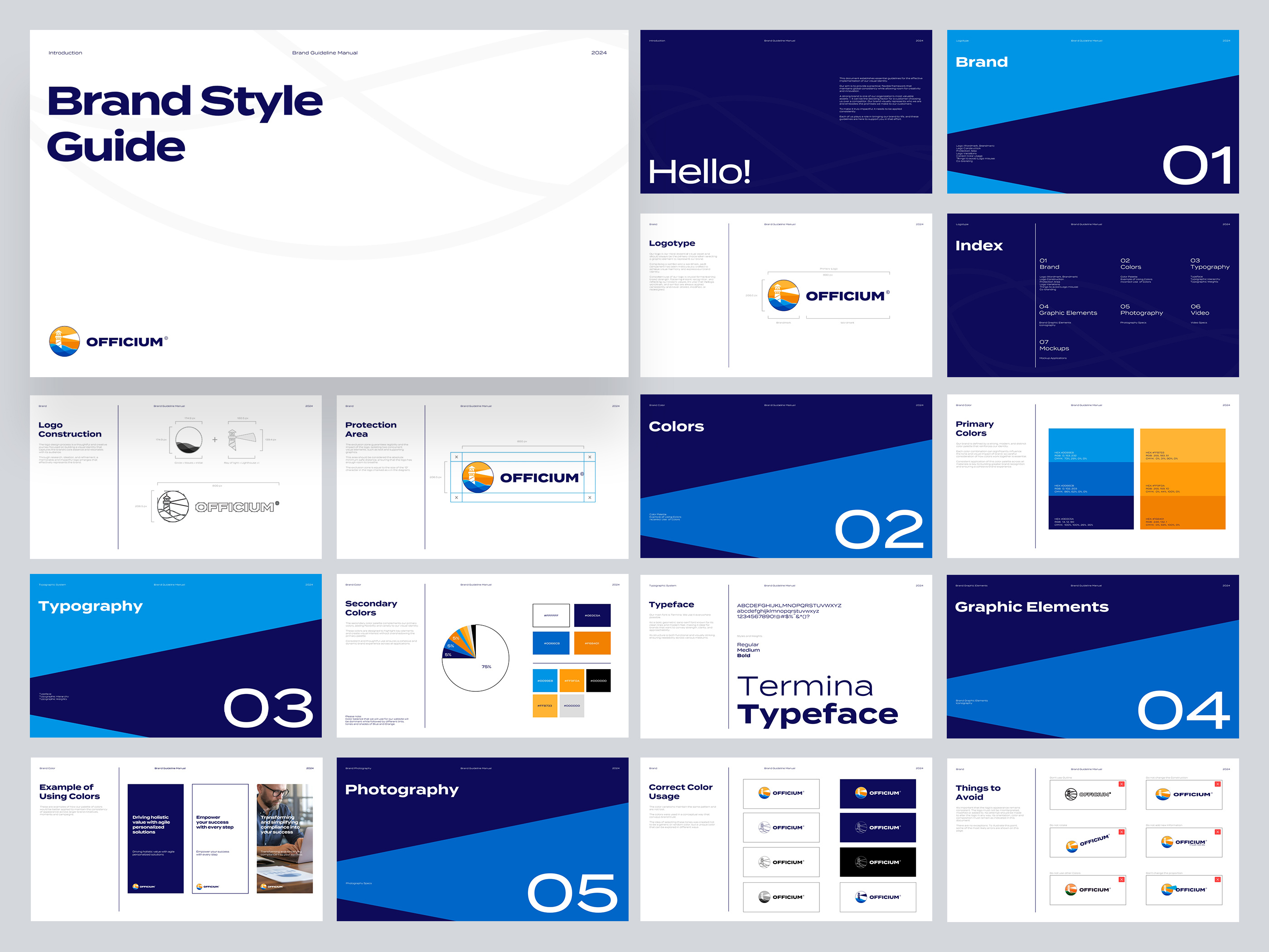 Officium – Brand Guidelines 3d brand experience brand guidelines brand identity brand reputation management brand style guide branding branding package branding system creative direction design system digital branding dribbble media kit graphic design graphic design standards identity system logo motion graphics personal branding uiux design