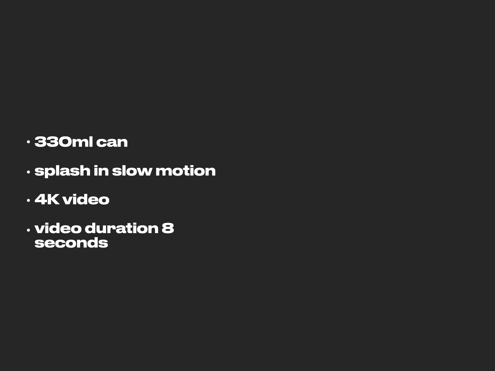 Example of Creating Video Of Can With Your Design