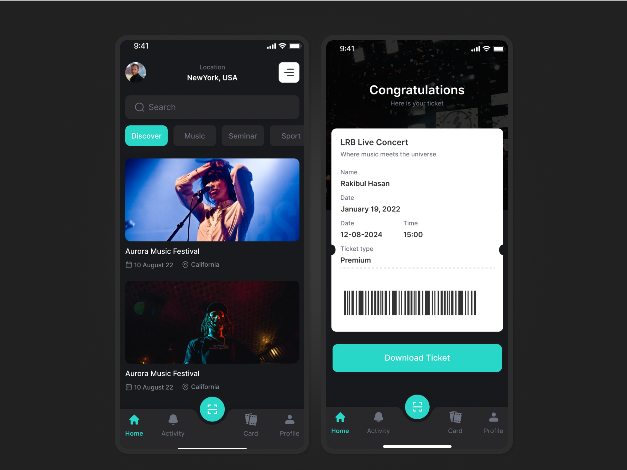 Example of Mobile App Design