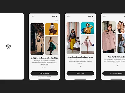 Onboarding clothing brand. branding ecommerce minimalistdesign minimalistfashion ui