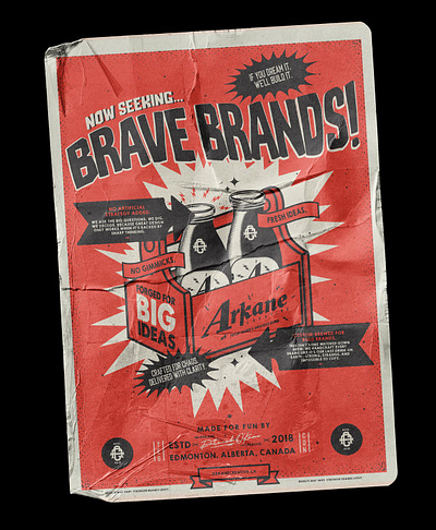 Arkane Poster branding design graphic design illustration illustration. logo logo design