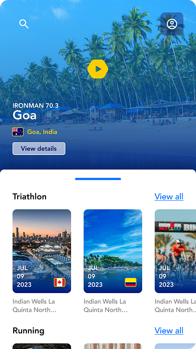 App multisports app ironman training triathlon ux