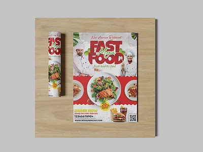 Delicious & Bold – Food Flyer Design for Marketing Impact brand identity branding design flyer food food flyer graphic graphic design illustration logo logo design menu ui vector