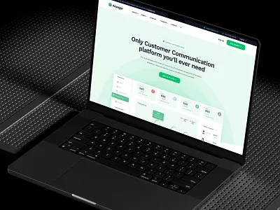 Sass Landing page UI Template ai aiagency animation branding illustration landingpages mobile print productdesign saas typhography ui videos webdesign