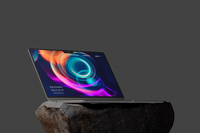labtop modern mockup modern
