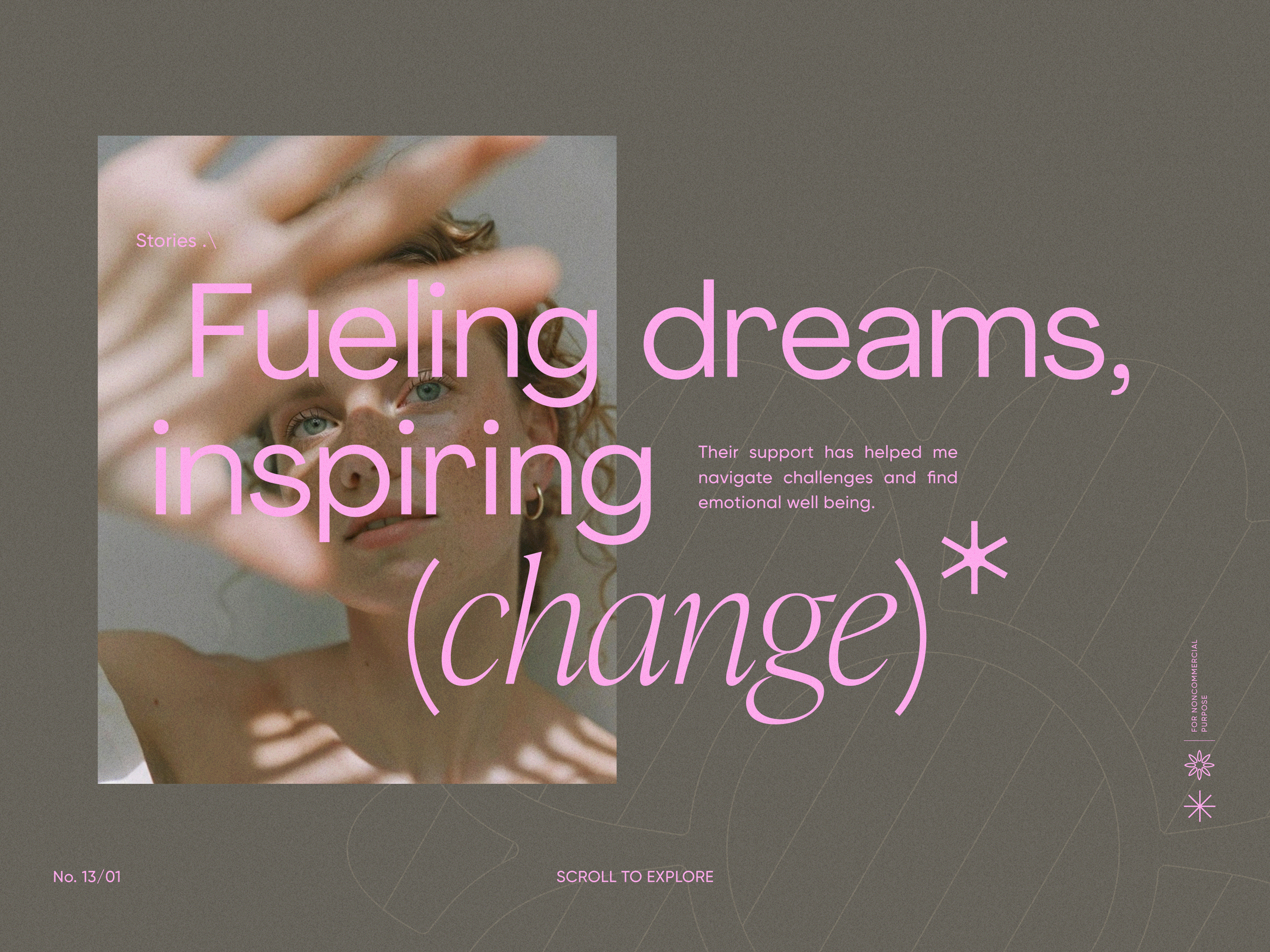 Raíces de Mujer - Branding - A02 branding concept desktop flowers layout ui uxui web design woman