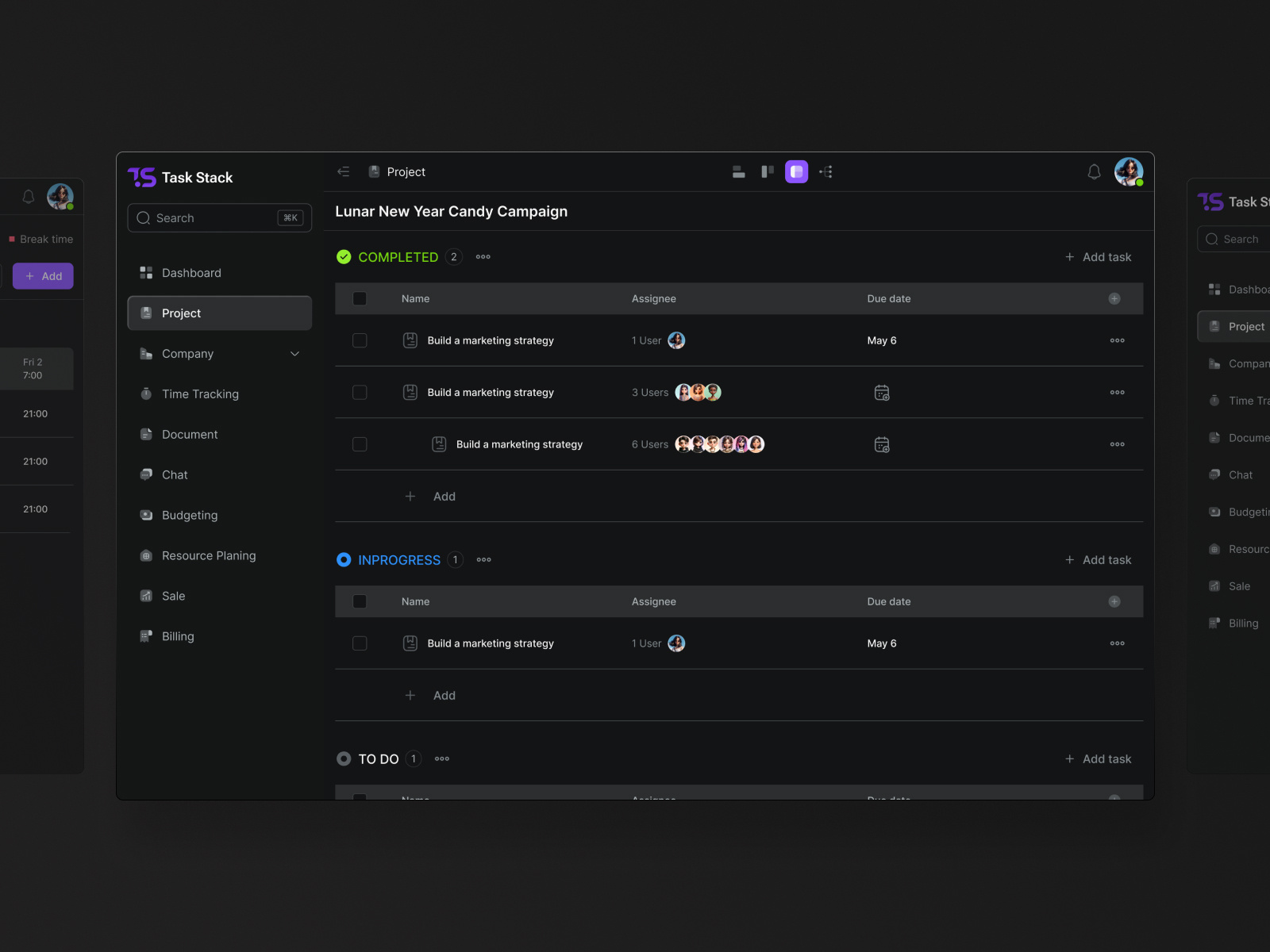 Example of Web & Dashboard UI/UX Design