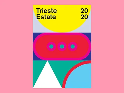 Geometric Summer Poster abstract geometry bold palette creative layout event visual festival identity geometric composition graphic shapes minimal abstraction modern design playful design poster poster concept retro style summer art summer graphic vibrant poster visual branding visual rhythm