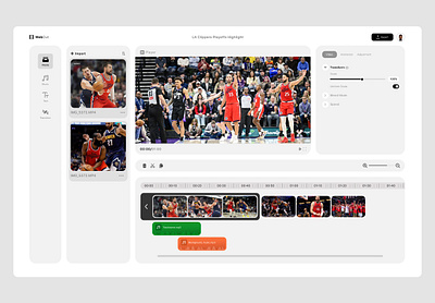 video editor interface design graphic design illustration ui ui design uiux user interface video website