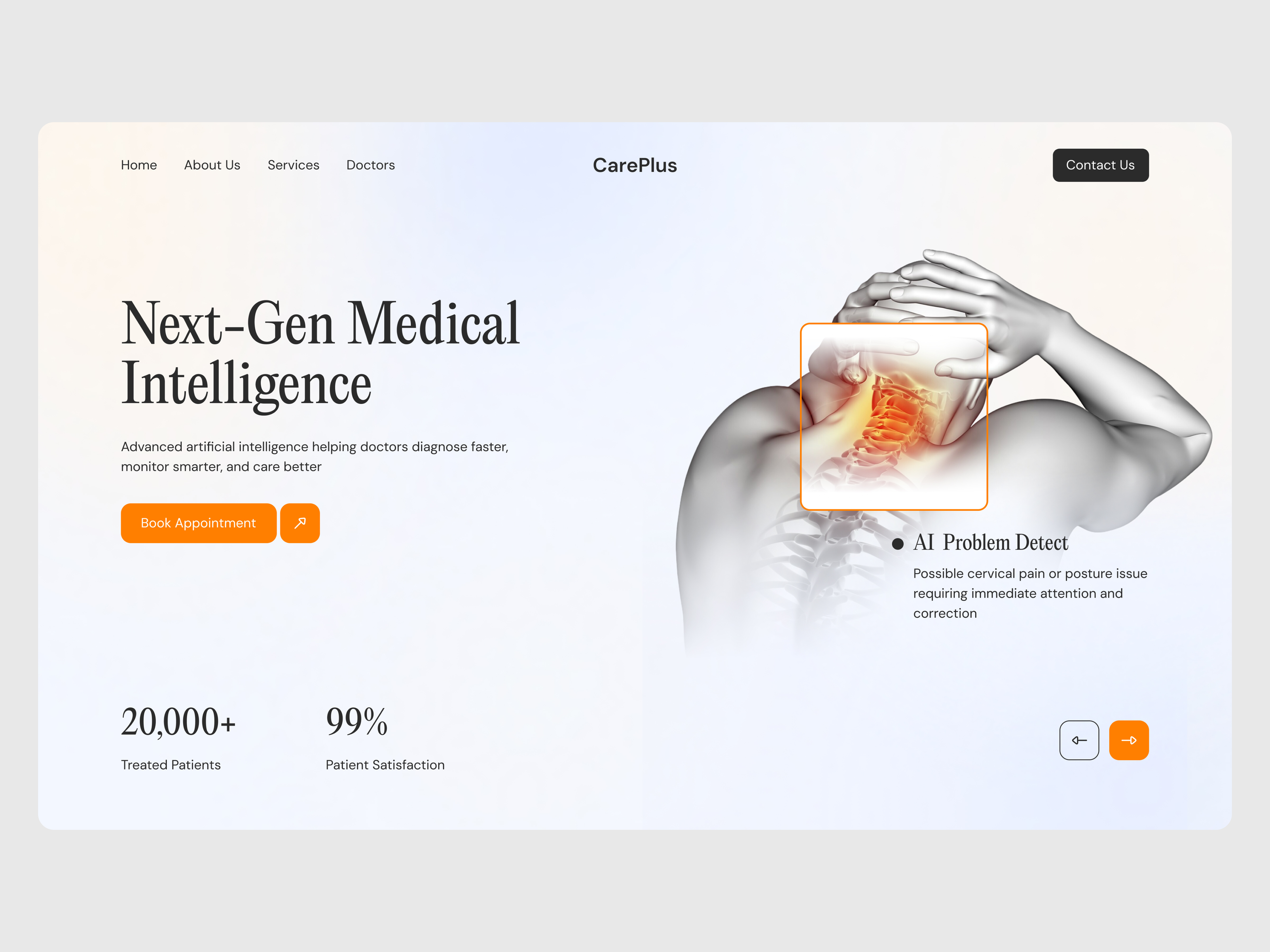 AI Website Design for Healthcare ai ai health ai helthcare ai website ai website design aidoc artificial intelligence clean design doctor healthcare healthcare ui homepage machine learning website medical care medichine mordern ui uiux website