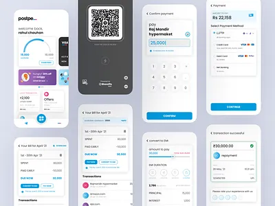 PostPe - Full Bill Convert to EMI bharatpe bill payment convert emi finance app fintech fintech app mobile app postpe rahul chauhan