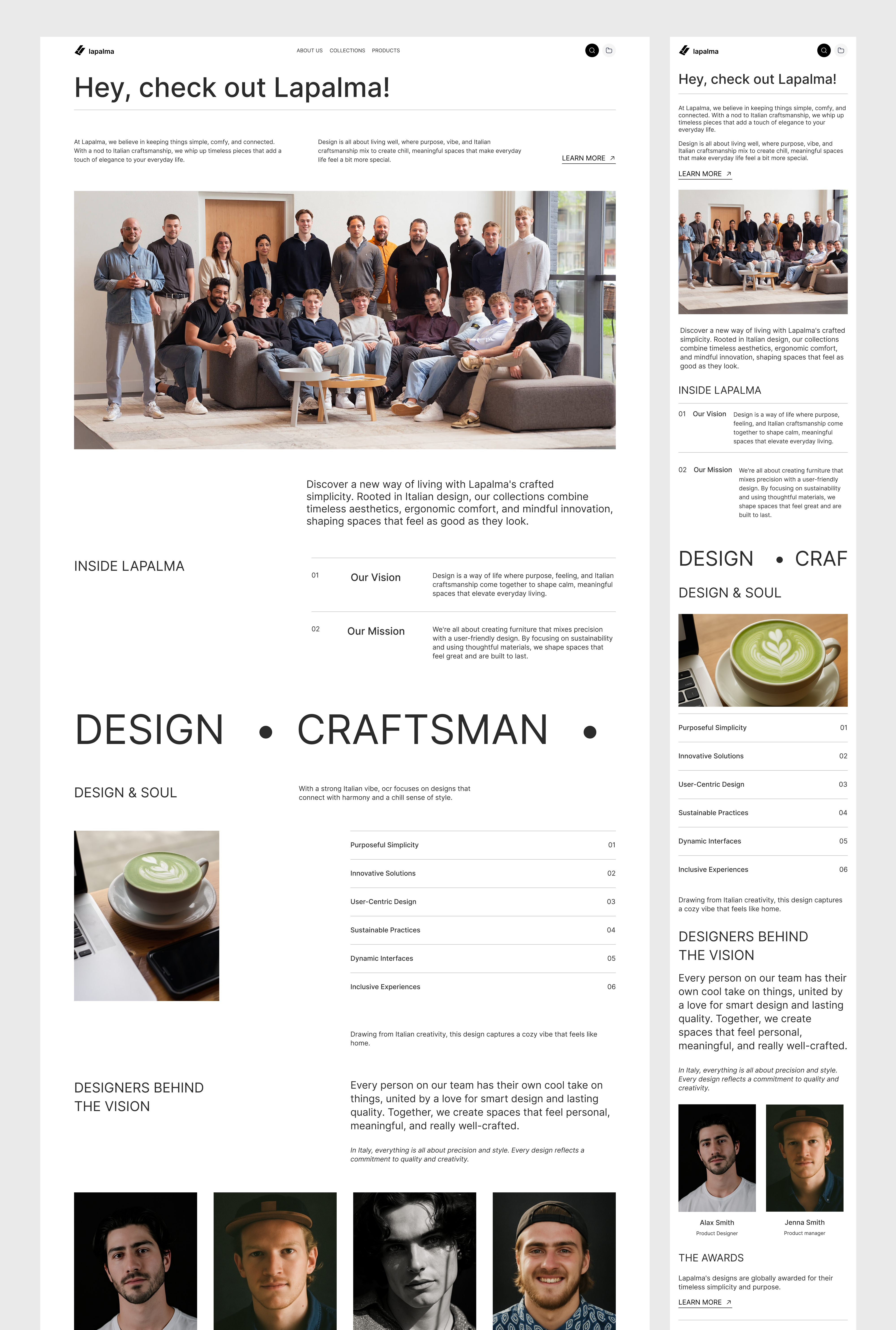 Example of Web Design ( Home Page + 5 Inner Page)