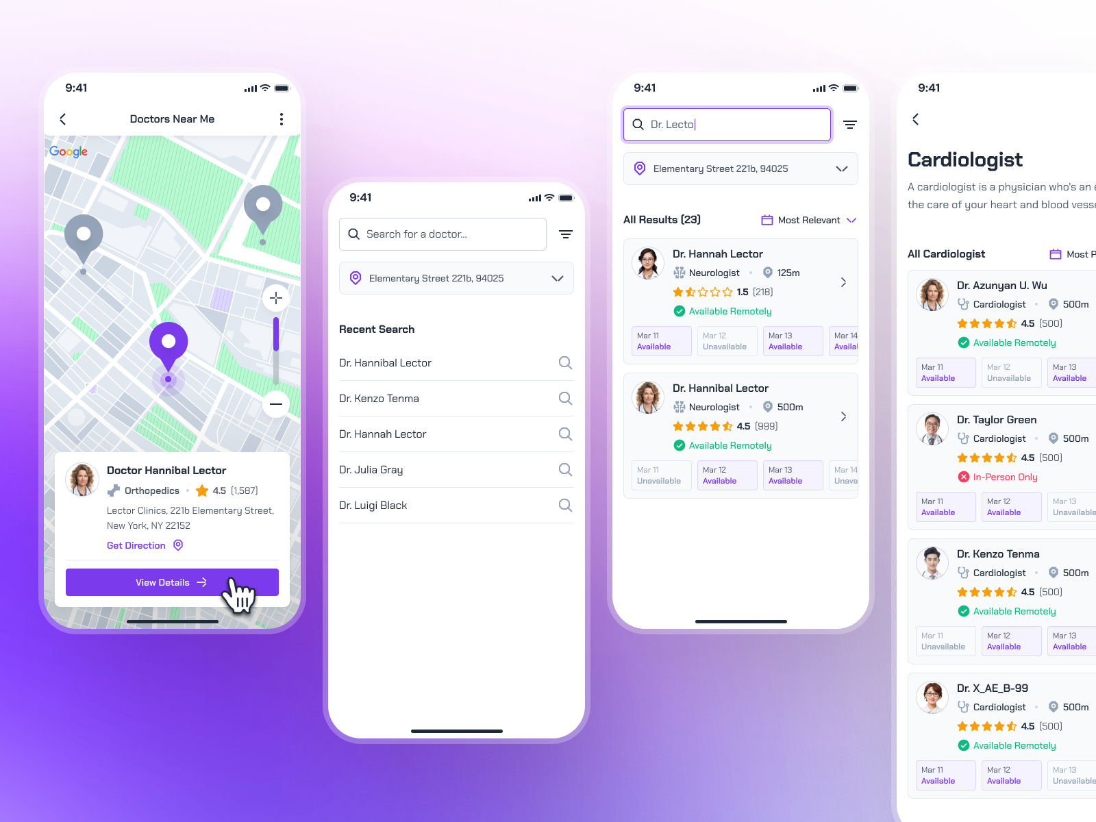 turing v3: AI Smart Healthcare App - Explore Doctor UI
