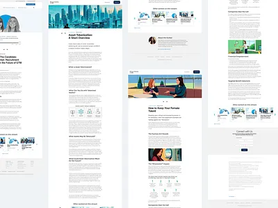 MS Article Template Design art direction visual design