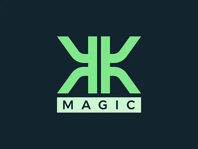 KK Monogram Logo Design brand brand identity branding branding designer chinthaka gunaratne graphic design identity letter logo lettermark logo logo design logo designer logo mark logos logotype magic logo magician monogram typography wordmark