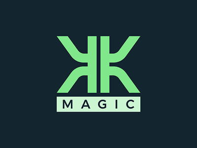 KK Monogram Logo Design brand brand identity branding branding designer chinthaka gunaratne graphic design identity letter logo lettermark logo logo design logo designer logo mark logos logotype magic logo magician monogram typography wordmark
