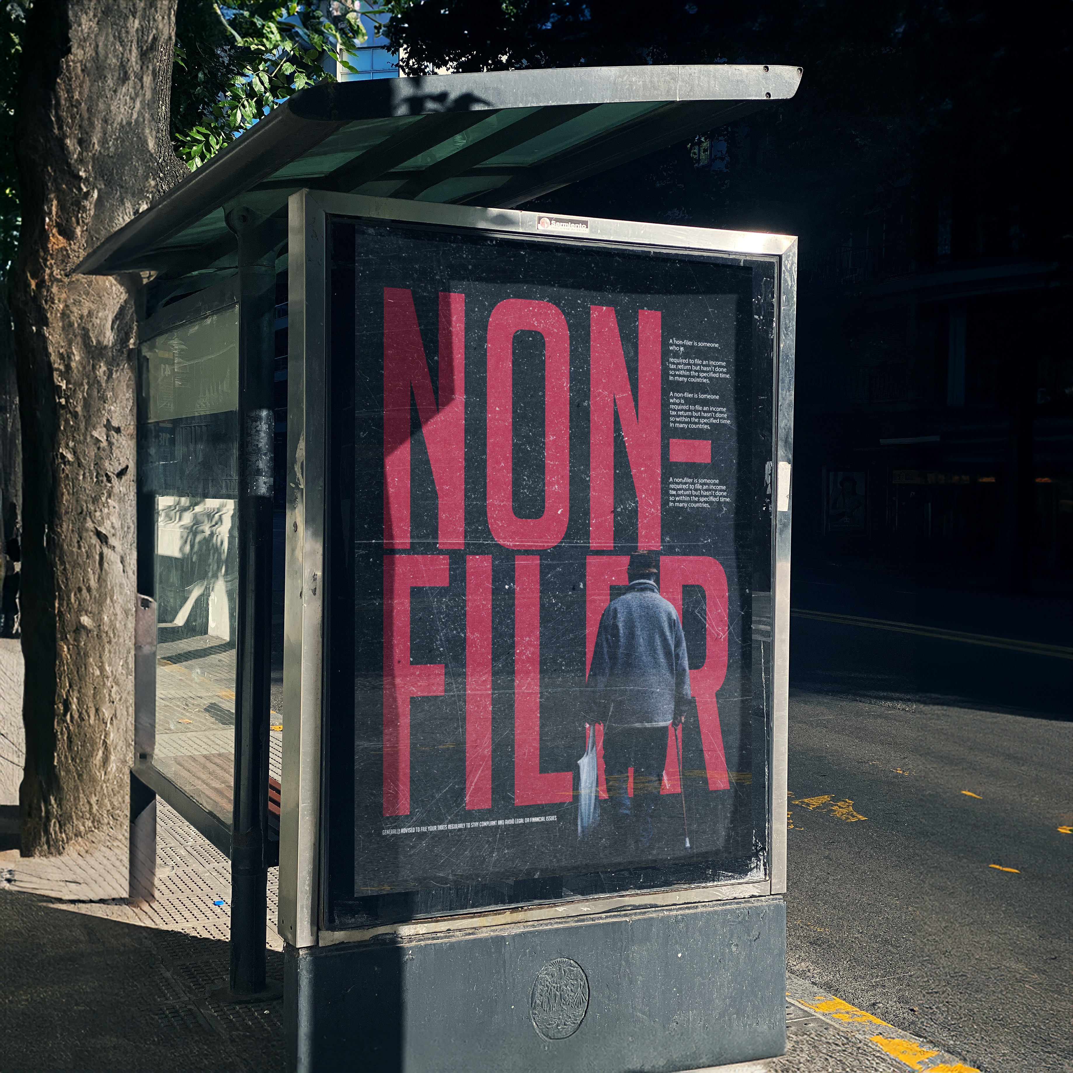 Non Filer graphic design