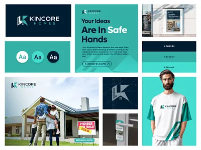 Letter K Real Estate Logo Design And Brand Identity brand identity deisgn brand identity design branding branding kit construction logo design graphic design home identity logo logo design minimalist modern logo monogram logo real estate design vector visual identity