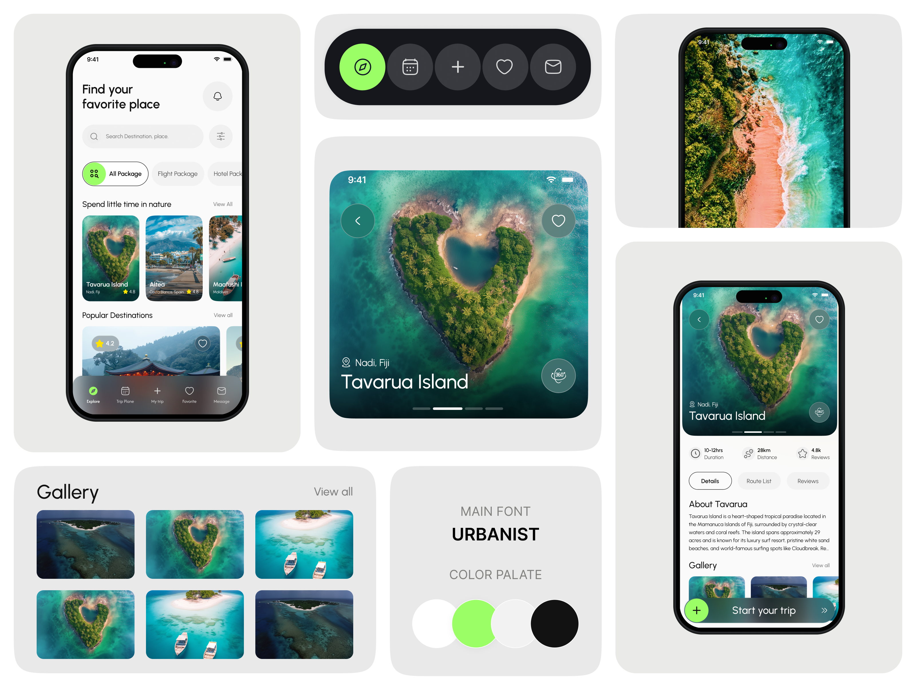 Example of Mobile App Design (25 Screens)