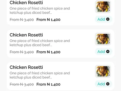 Restaurant detail screen d ui