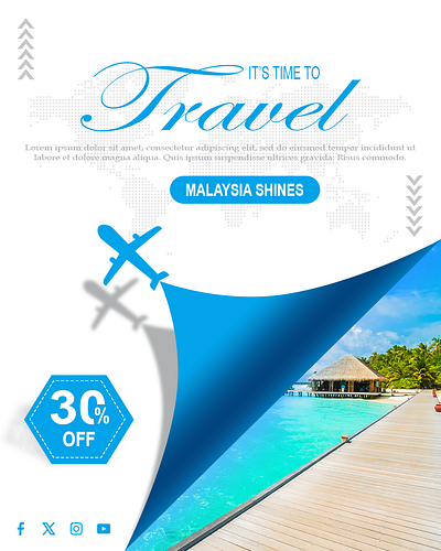 Travel Poster Design creative design graphic design marketing design photoshop social media post travel poster visual design