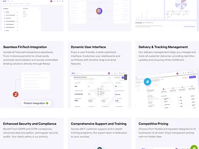 Bento Grid bento landing page ui websites