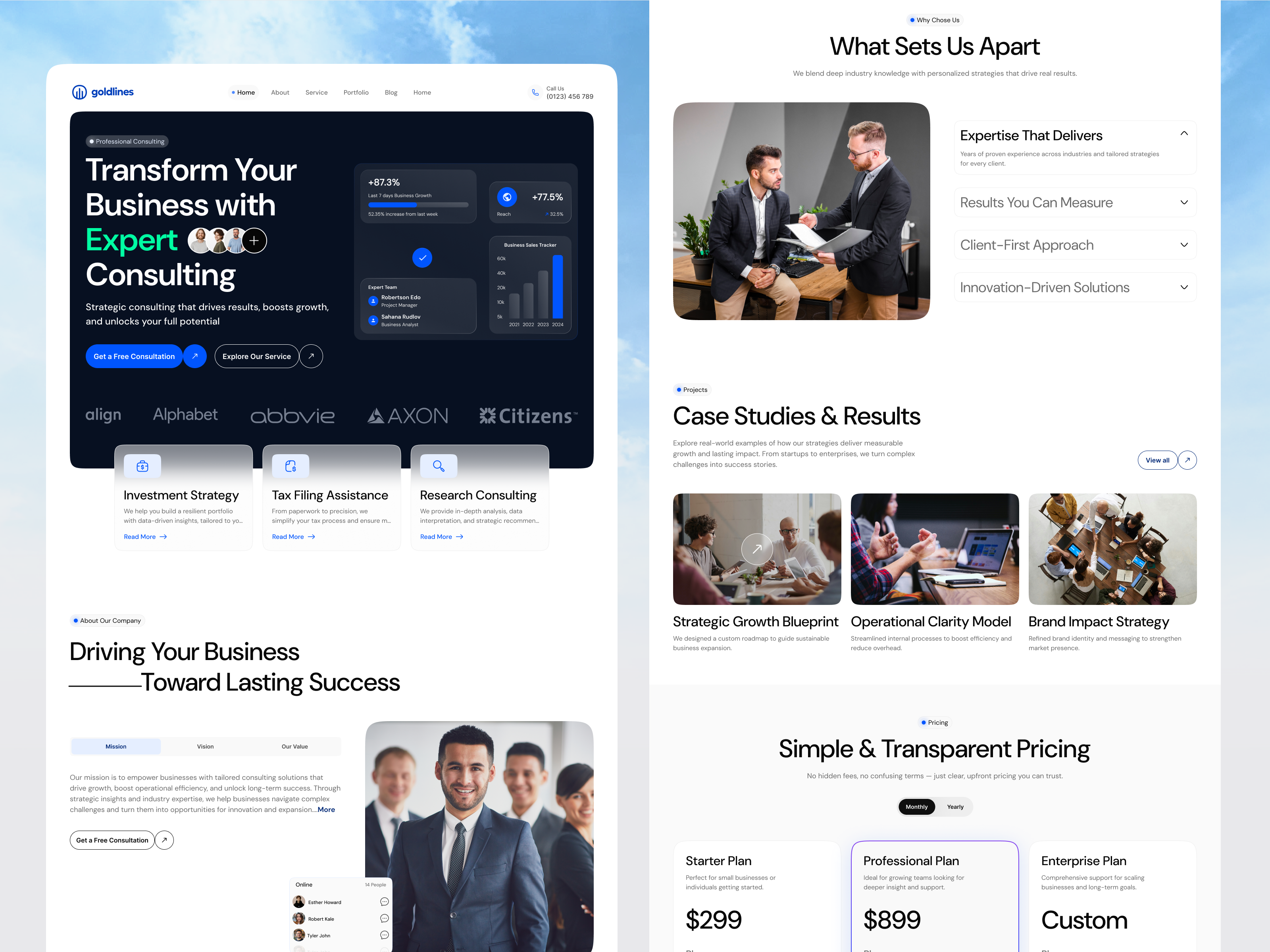 Example of Responsive Landing Page Design