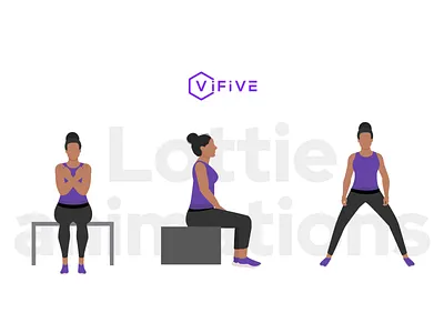 Workout Animation Set – Lottie Integration android animation compressed animations dotlottie exercises exercises animations graphic design ios json json files lottie lottie files lottiefiles motion graphics ui ux webdesign webflow