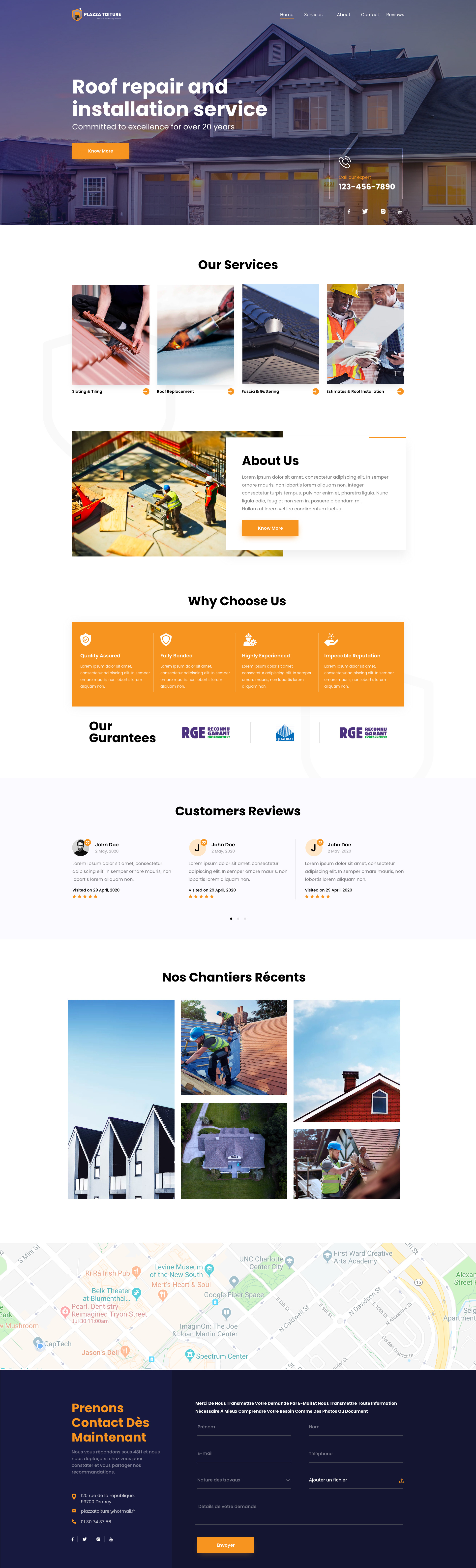 Custom Wix Website Design for Plazza Toiture website design wix builder wix design wix website wix website design