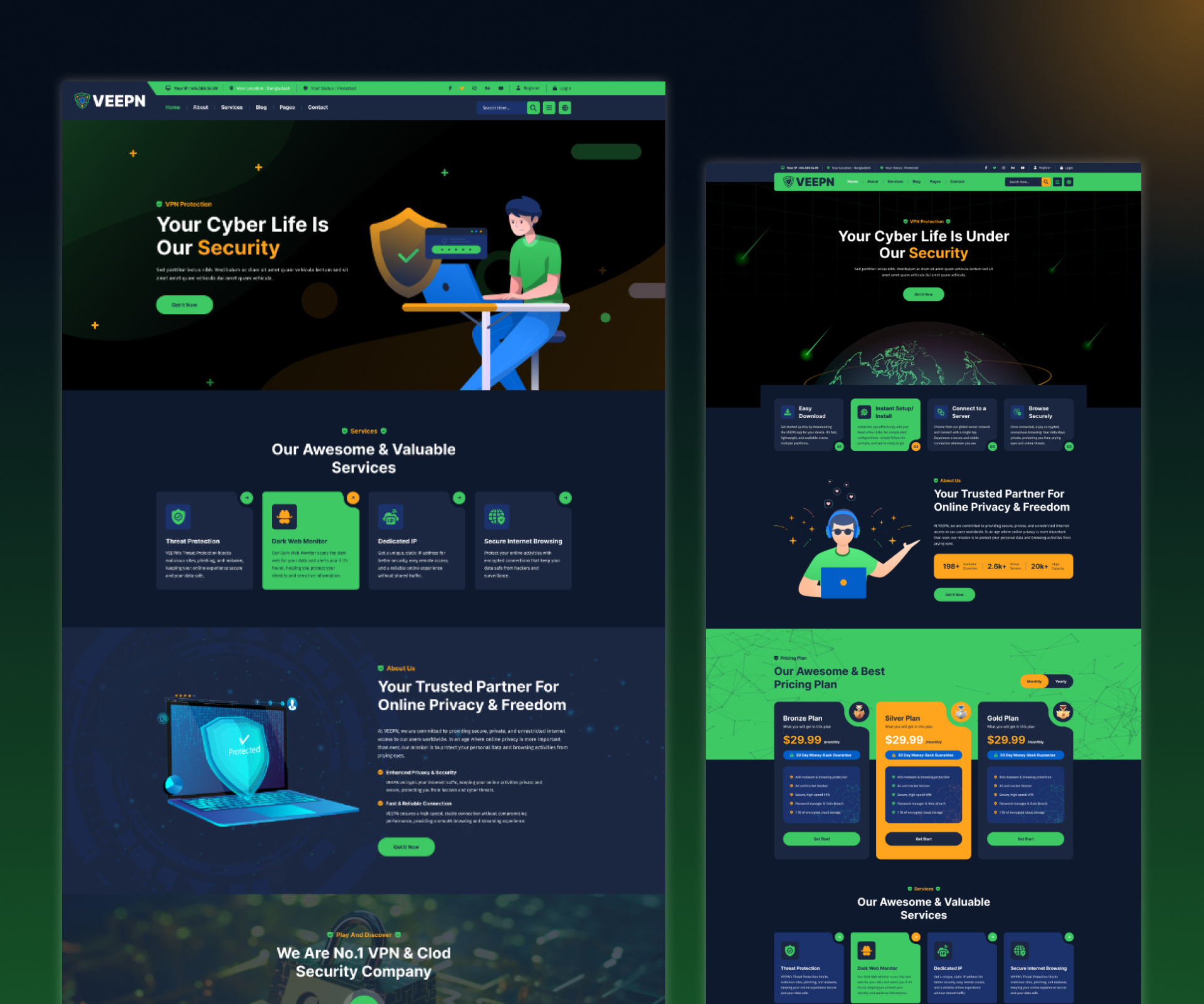 Example of Custom Website/Landing Page Design