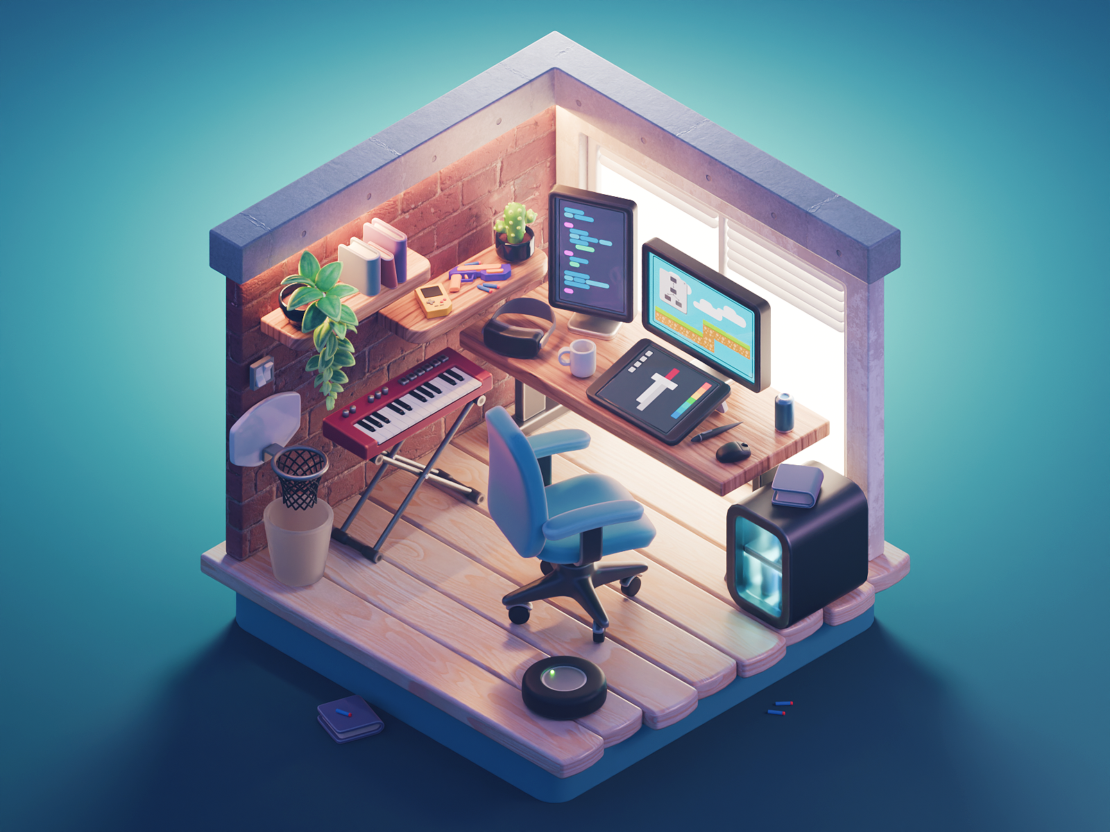 Game Dev Studio by Roman Klčo on Dribbble