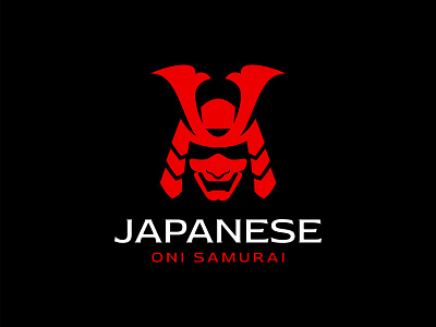Japanese Oni Samurai culture illustration japanese logo mask ninja samurai warrior