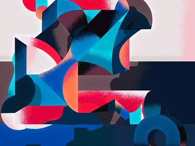 Geometric Fragments 27 3d artwork design graphic design illustration