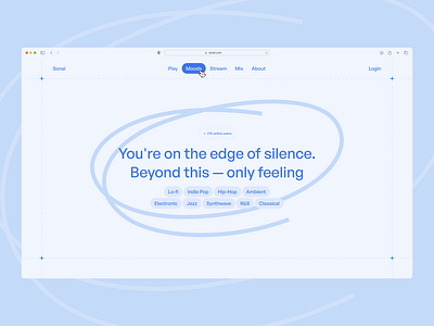 Sonai — Website branding design graphic design illustration logo minimalism ui ux vector visual