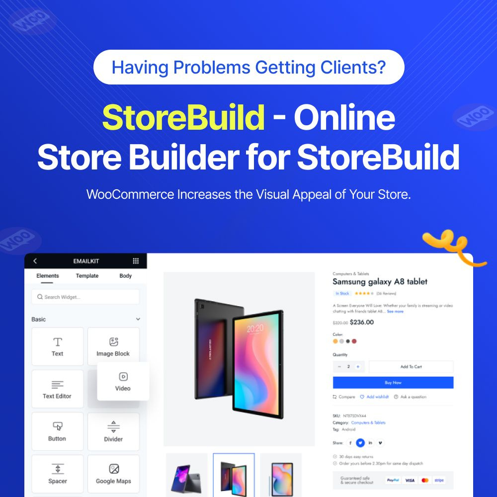 Having Problem Getting Clients? e commerce online store storebuild virtual store woocommerce