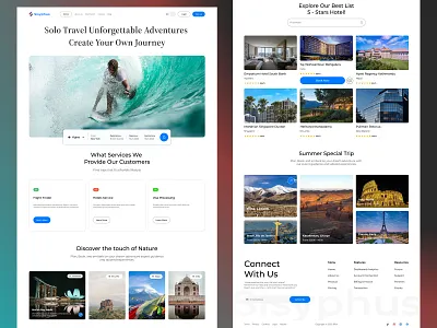 Travel Agency Website Design digitalnomaddesign modernwebdesign travelagencywebsite travelinstyle travelwebsitedesign uiuxdesign