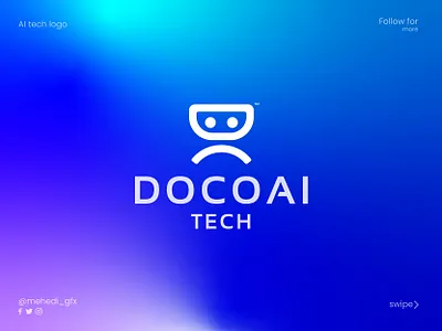 AI tech logo ai icon ai logo ai logo design combination mark logo d icon d logomark dc icon dc logo doctor logo health logo logo logo design medic icon medical logo modern logo tech icon tech logo technology logo