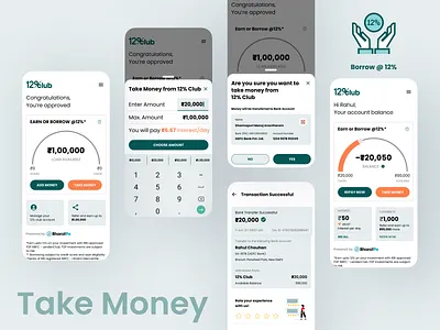 12% Club - Take money from 12% club 12 club bharatpe bharatpe invest bharatpe loan finance finance app fintech fintech app loan app postpe rahul chauhan take money